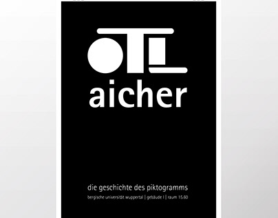 Uniprojekt: Plakat zu Otl Aicher