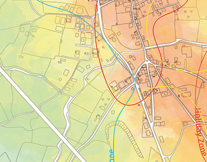 Gülbahçe Village Zone Map