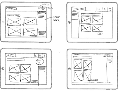 Sketching different interfaces