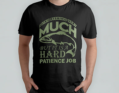 custom and cretive fishing t-shirt Design