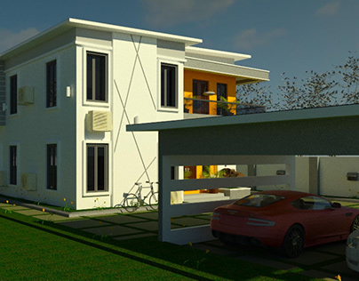 Project thumbnail - A proposed 4bedroom duplex.