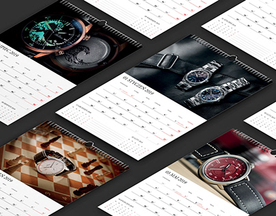 Polish Watches Wall Calendar 2019