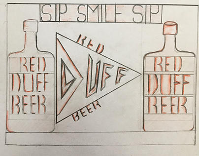 Dystopian Advertising - Red Duff Beer