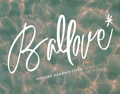Ballove - Modern Handwritting Love