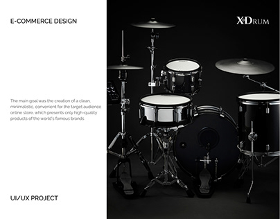 E-Commerce Design I Drums Online Store
