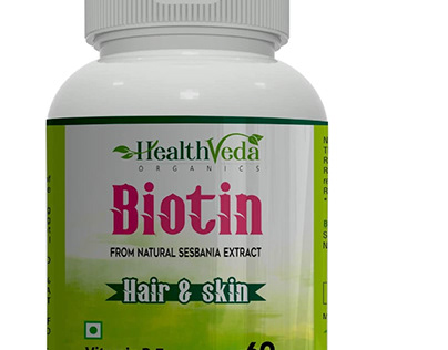 HealthVeda Organics Biotin Supplements for hairs
