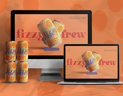 Fizzy Frew packaging & landing page