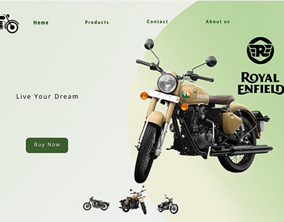 Motorbikes Selling Site WebDesign