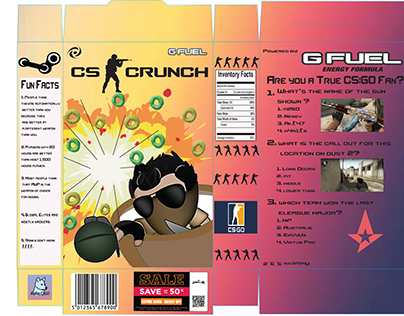 Counter Strike Cereal box