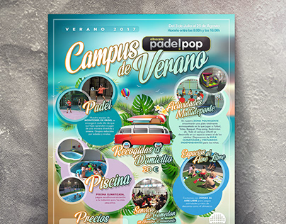Publicidad Campus de Verano Padelpop
