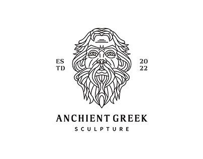 Greek god logo design