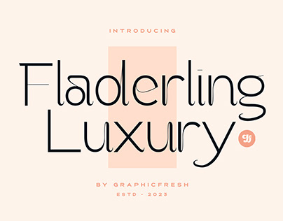 Fladerling – The Elegant Logo Font