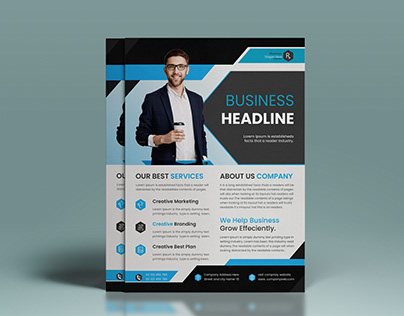 Corporate Business Flyer Social Media Post Template.