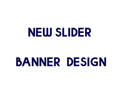 Slider Banner Design