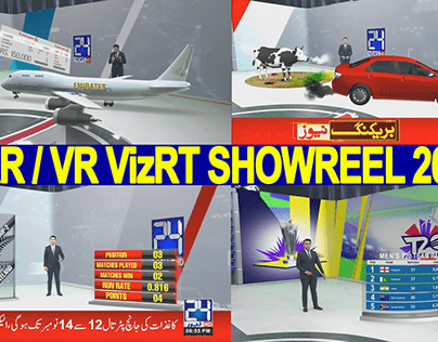 AR / VR VizRT SHOWREEL 2020