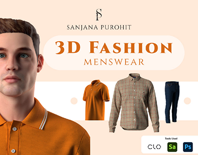 Project thumbnail - 3D Fashion | Menswear | Clo 3D