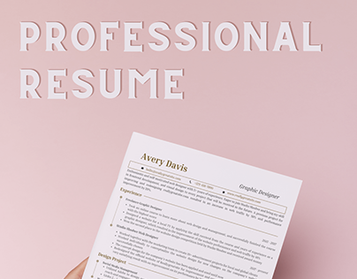 Project thumbnail - Professional & Simple Resume Design