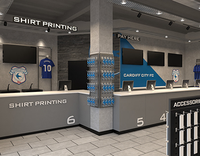 Cardiff City FC, Stadium Store Design