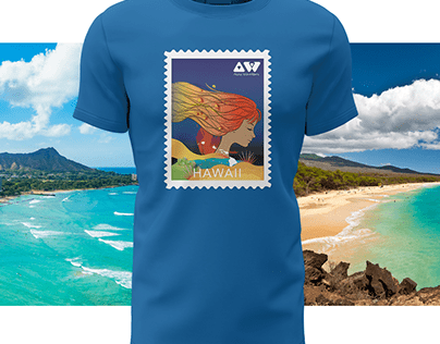 Aloha Waveriders™ (Hawaii Stamp)
