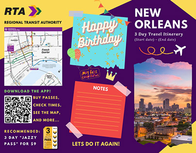 New Orleans - 3 Day Travel Brochure
