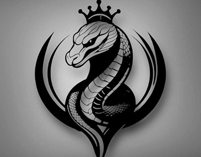 Snake Royal logo of a luxury brand