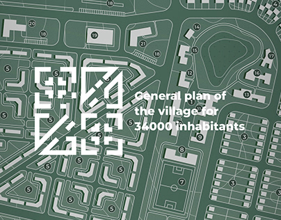 Miniatura de proyecto: General plan of the village for 34000 inhabitants