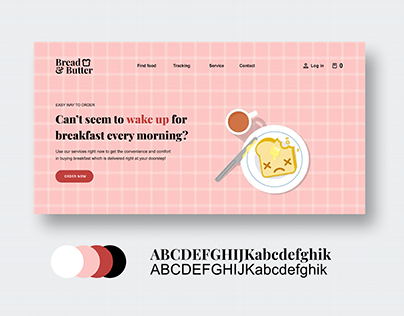 Bread & Butter - Landing Page Design