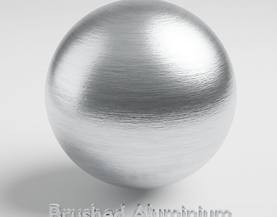 Blender Brushed Aluminium Metal Material