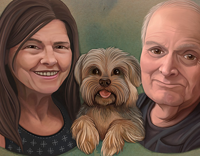 Portraits with Dog
