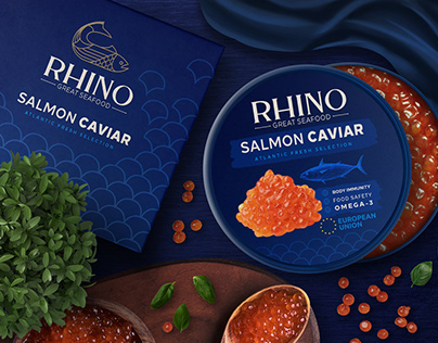 Rhino Seafood Brandbing & Packaging Design