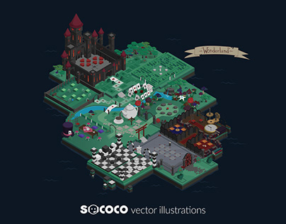 Vector illustrations for Sococo