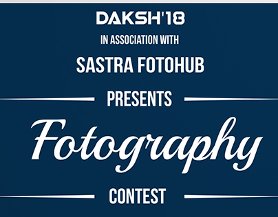SASTRA Fotohub Photography Day Contest