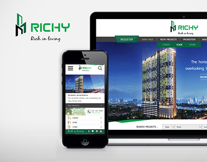 Richy: The real estate company Web Design