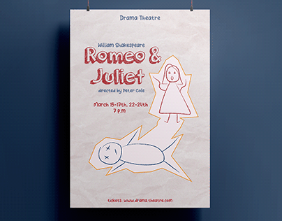 Romeo & Juliet poster design