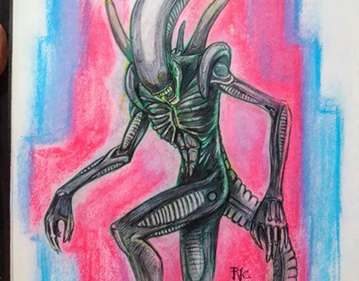Alien Xenomorph (Fanart) by PaulCamell713
