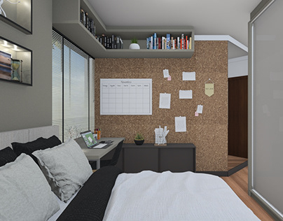 Dormitório para jovem estudante de arquitetura