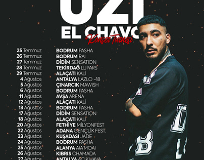 Uzi El Chavo Concert Poster