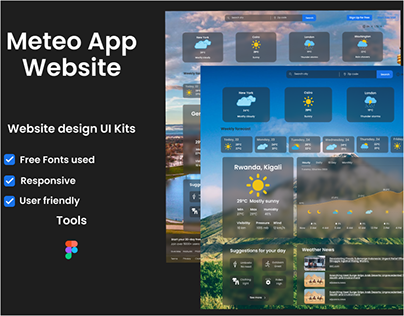 Meteo Website Application