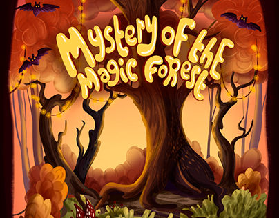 MYSTERY OF THE MAGIC FOREST. Illustrations for the book