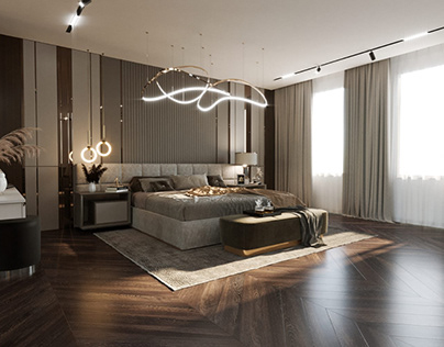 -Modern Master Bed Room B&D Design Cuantic Group