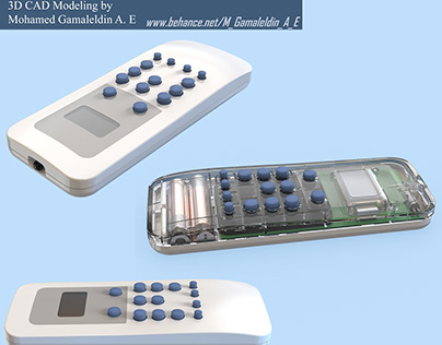 AC Remote Control (3D CAD Modeling)