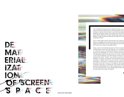 Dematerialization of Screen Space - Jessica Hefland