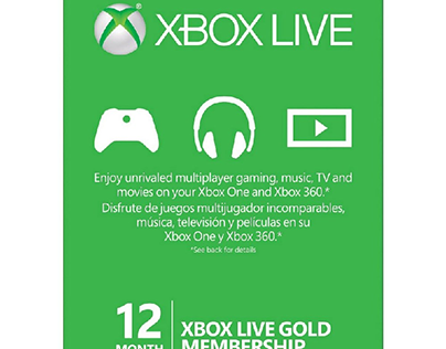 Xbox live tag card