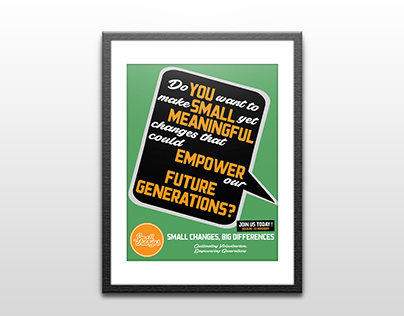 Small Change Recruitment Poster