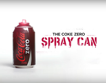 COKE ZERO - Spray Can