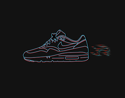 Nike Air Max LineArt illustration