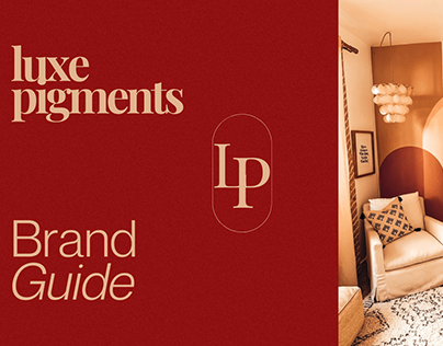 Luxe Pigments Paints Brand Guide