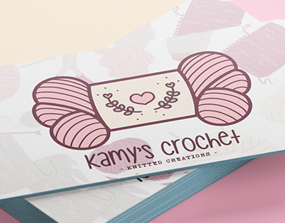 Kamy's Crochet Logo & Mockups