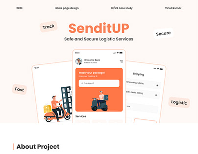 Project thumbnail - Sendit a logistic app