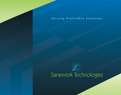 Sanework Technologies - Press Kit Folder Design